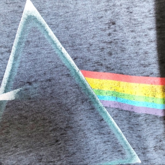 Pink Floyd Blue Burnout Short Sleeve Band Tee - Picture 5 of 7